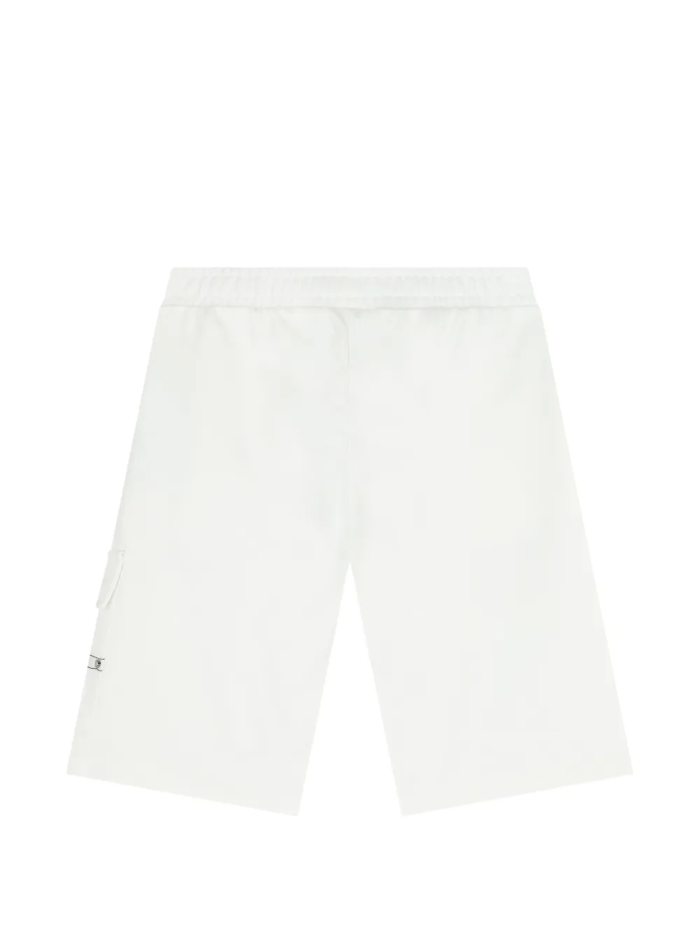 Moschino Kids Shorts met elastische tailleband Wit