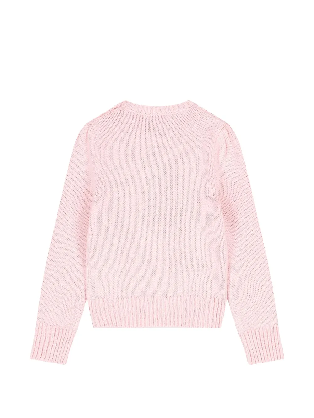 POLO RALPH LAUREN KIDS Button Flag gebreide trui Roze