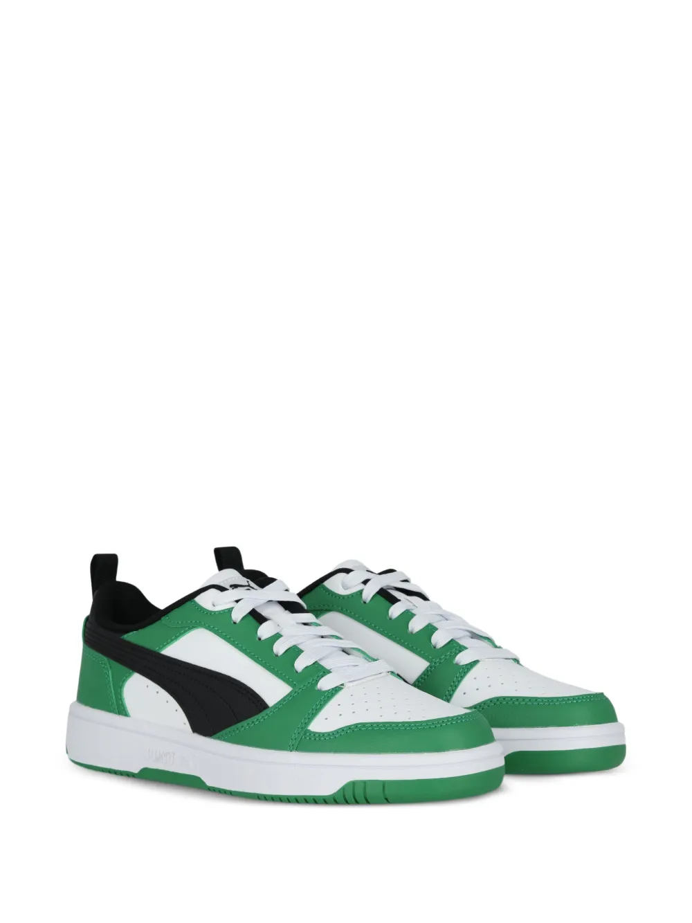 Puma Kids Perforierte Sneakers - Grün