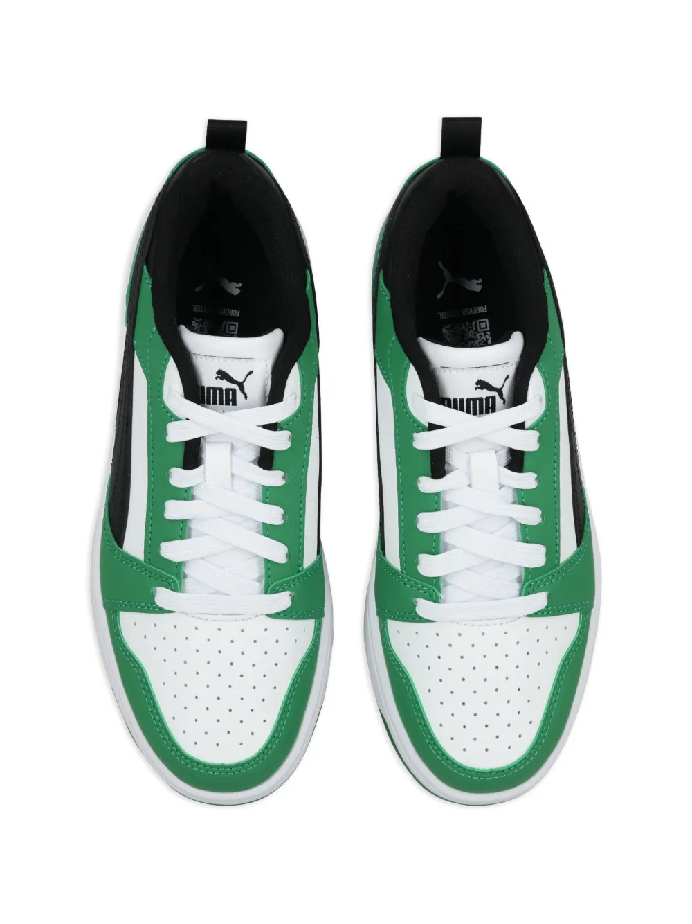 Puma Kids Sneakers met geperforeerde details Groen