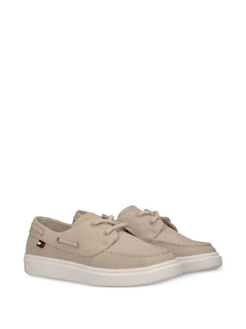 Tommy Hilfiger Junior zapatos top sider con agujetas