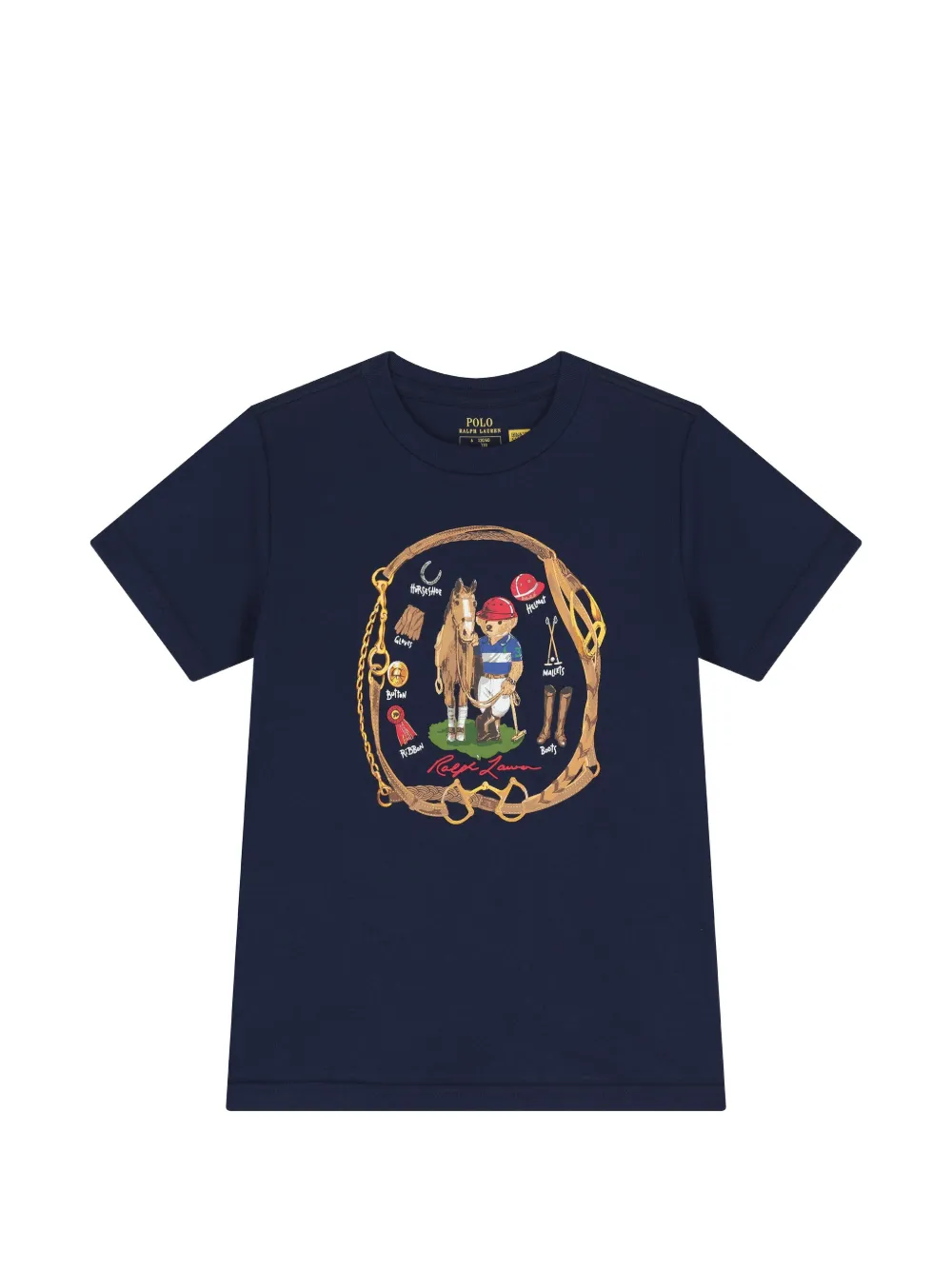 POLO RALPH LAUREN KIDS graphic T-shirt - Blu