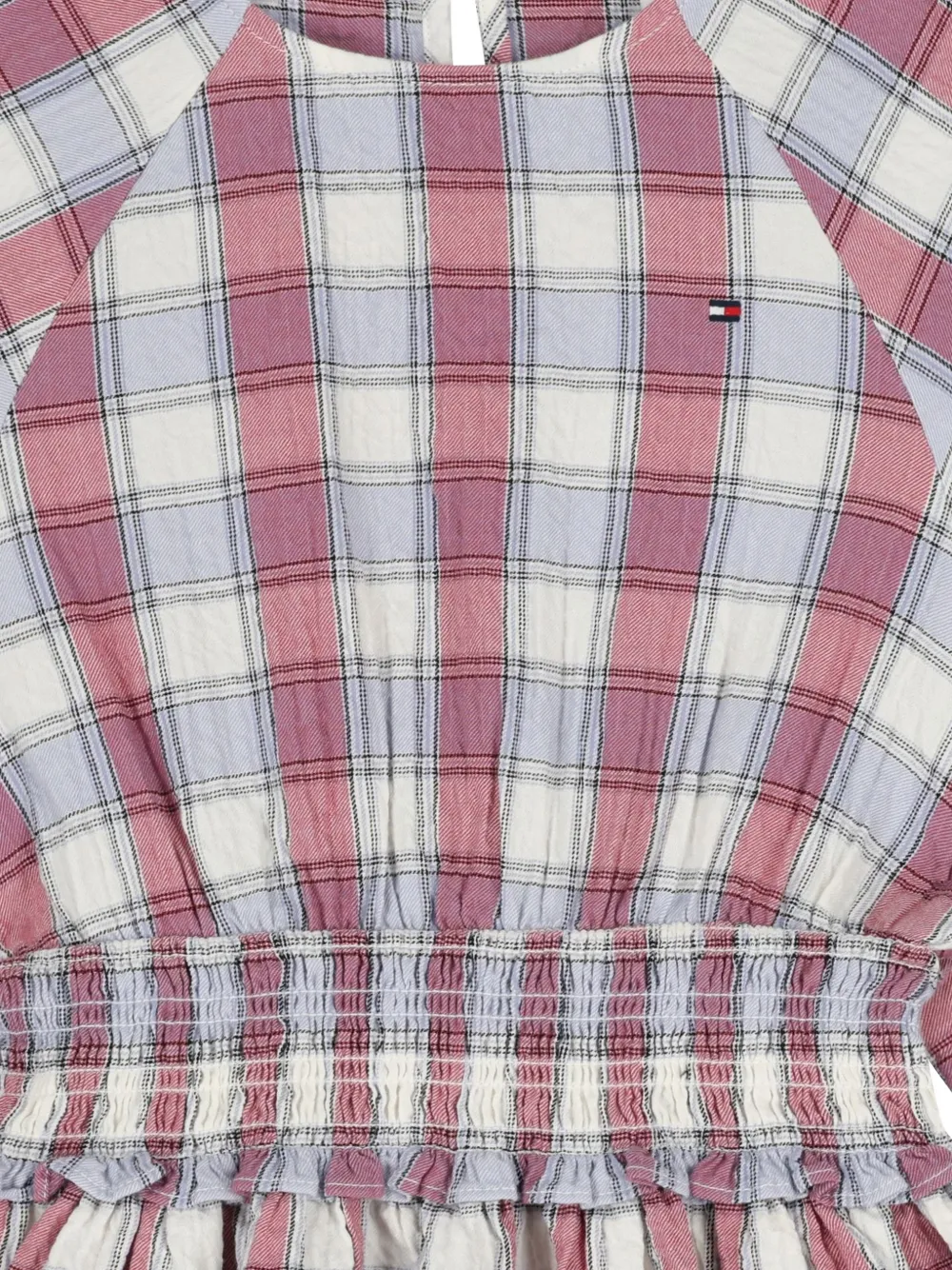 Tommy Hilfiger Junior Jurk met ruches Roze