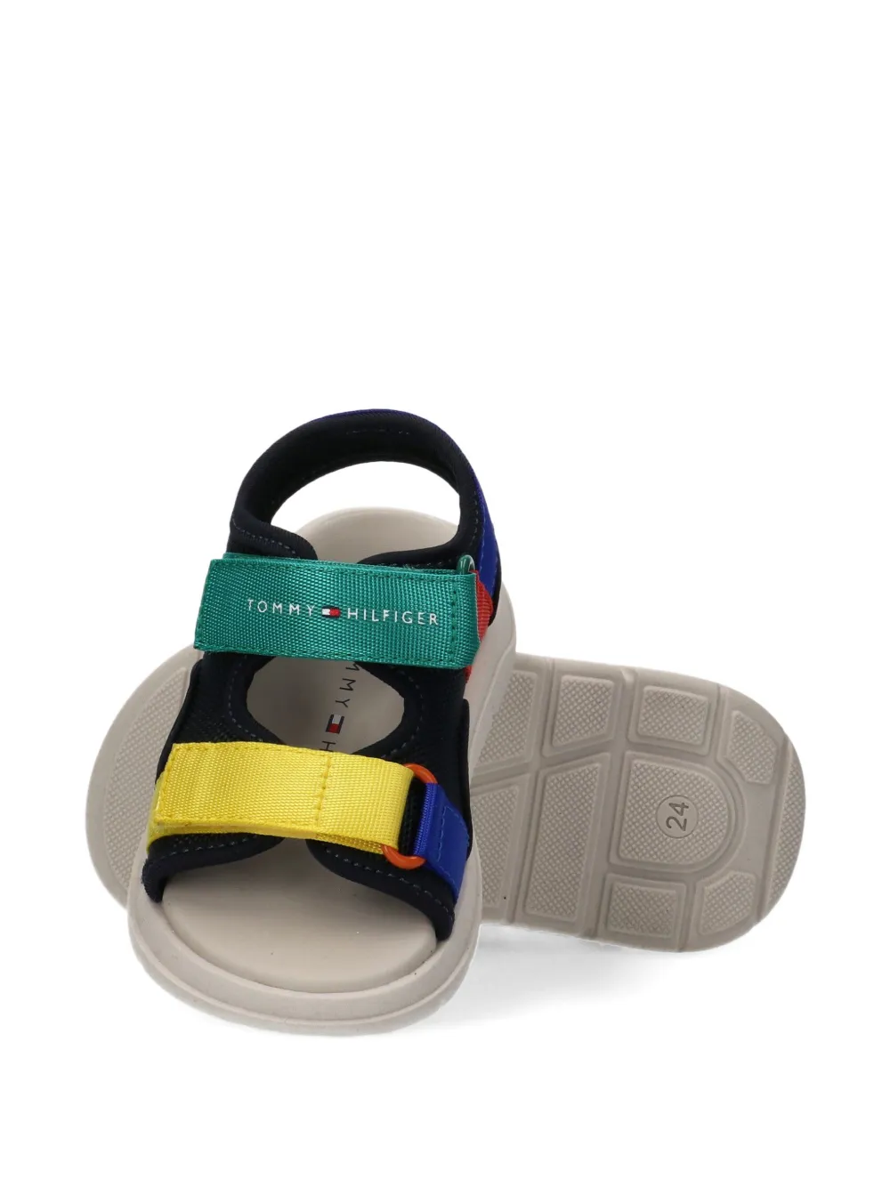 Tommy Hilfiger Junior Sandalen met bandjes Zwart