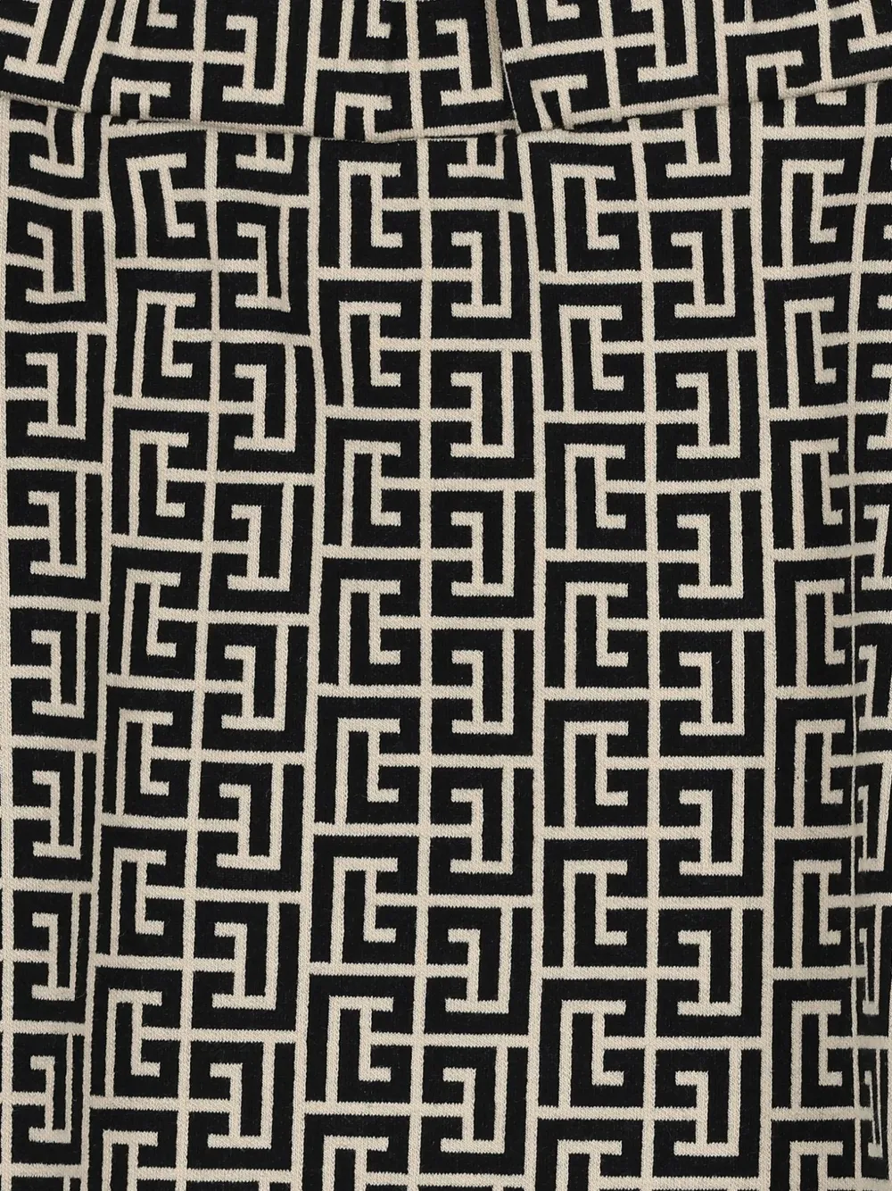 Balmain Kids Rok met geometrisch patroon Zwart