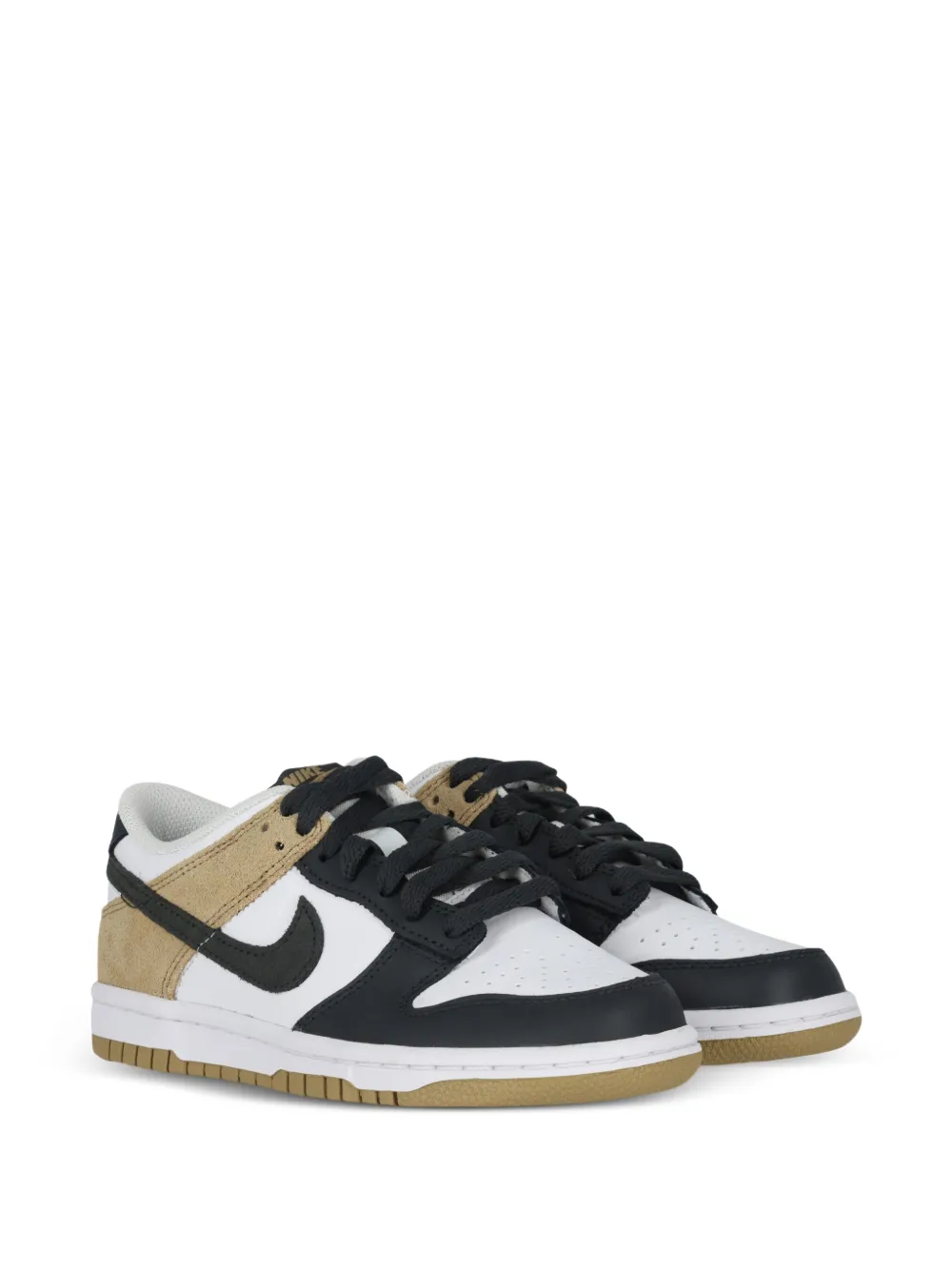 Nike Kids Sneakers con inserti in pelle scamosciata - Bianco