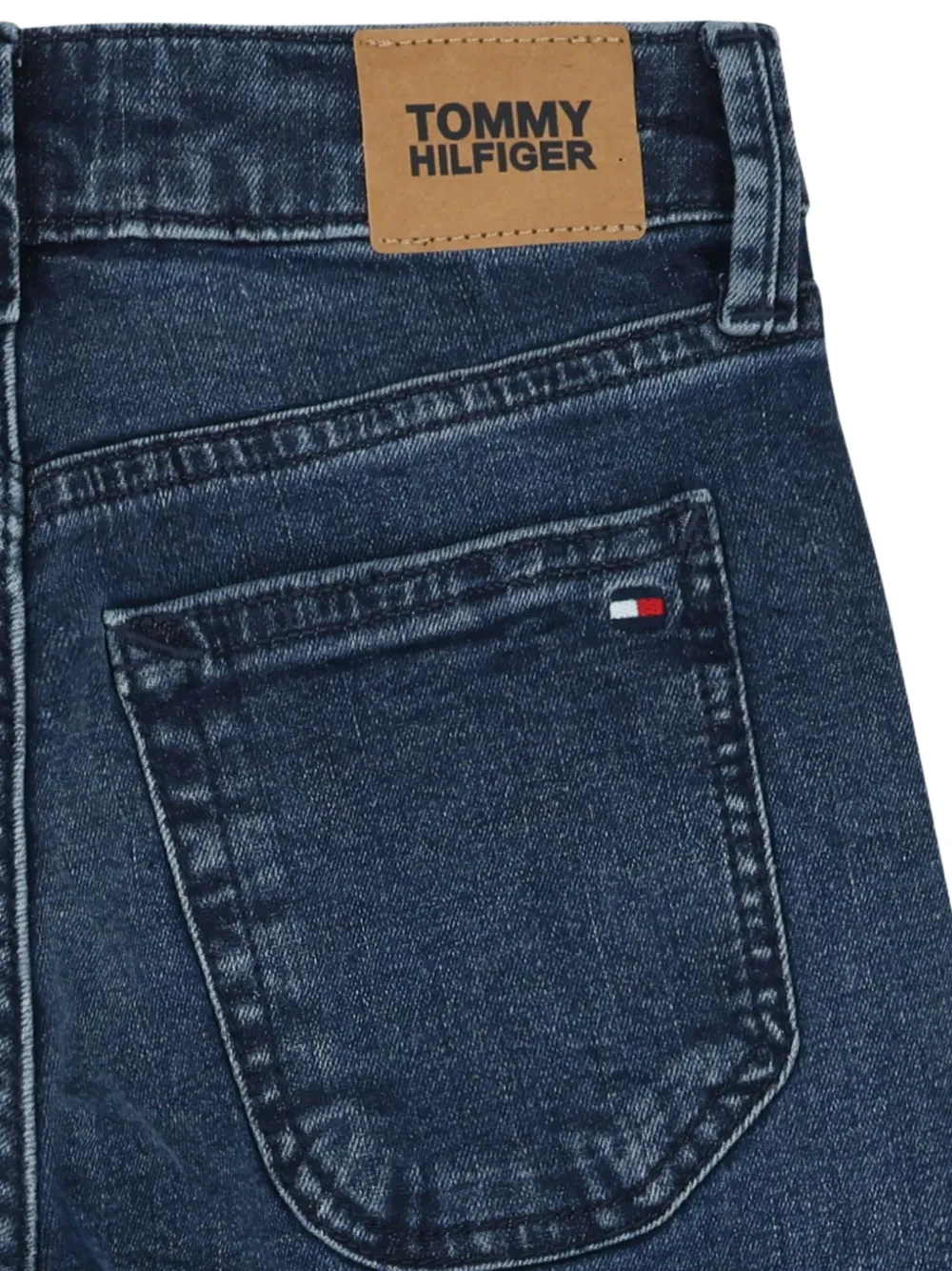 Tommy Hilfiger Junior Jeans met knoopsluiting Blauw