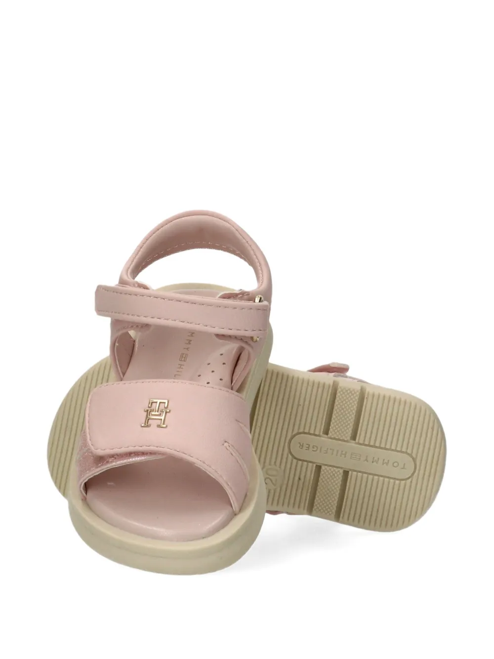 Tommy Hilfiger Junior Sandalen met logo Roze