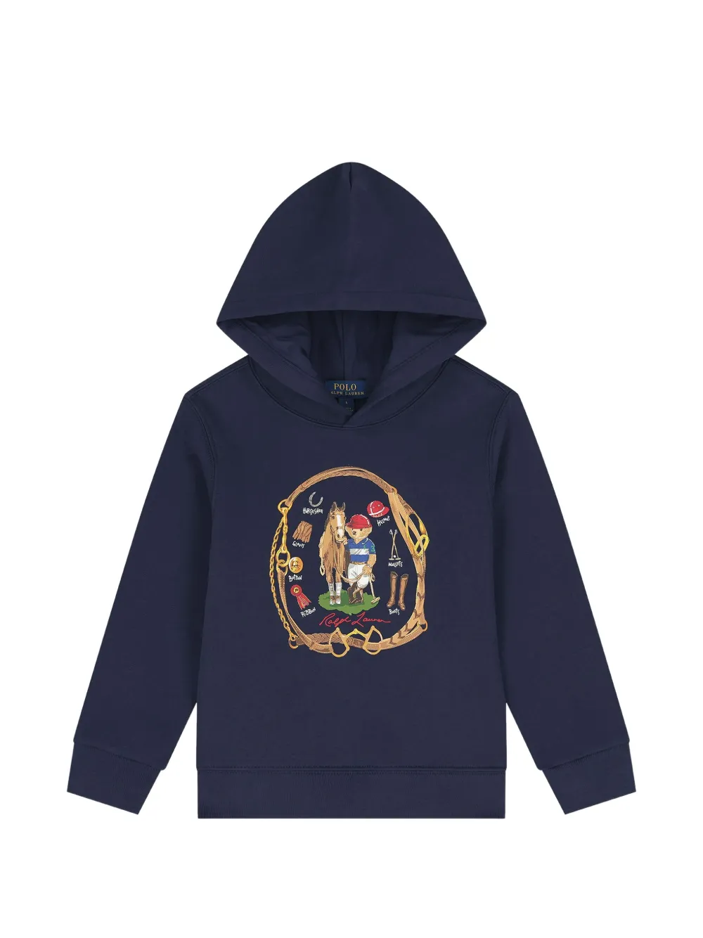 POLO RALPH LAUREN KIDS graphic hoodie - Blu