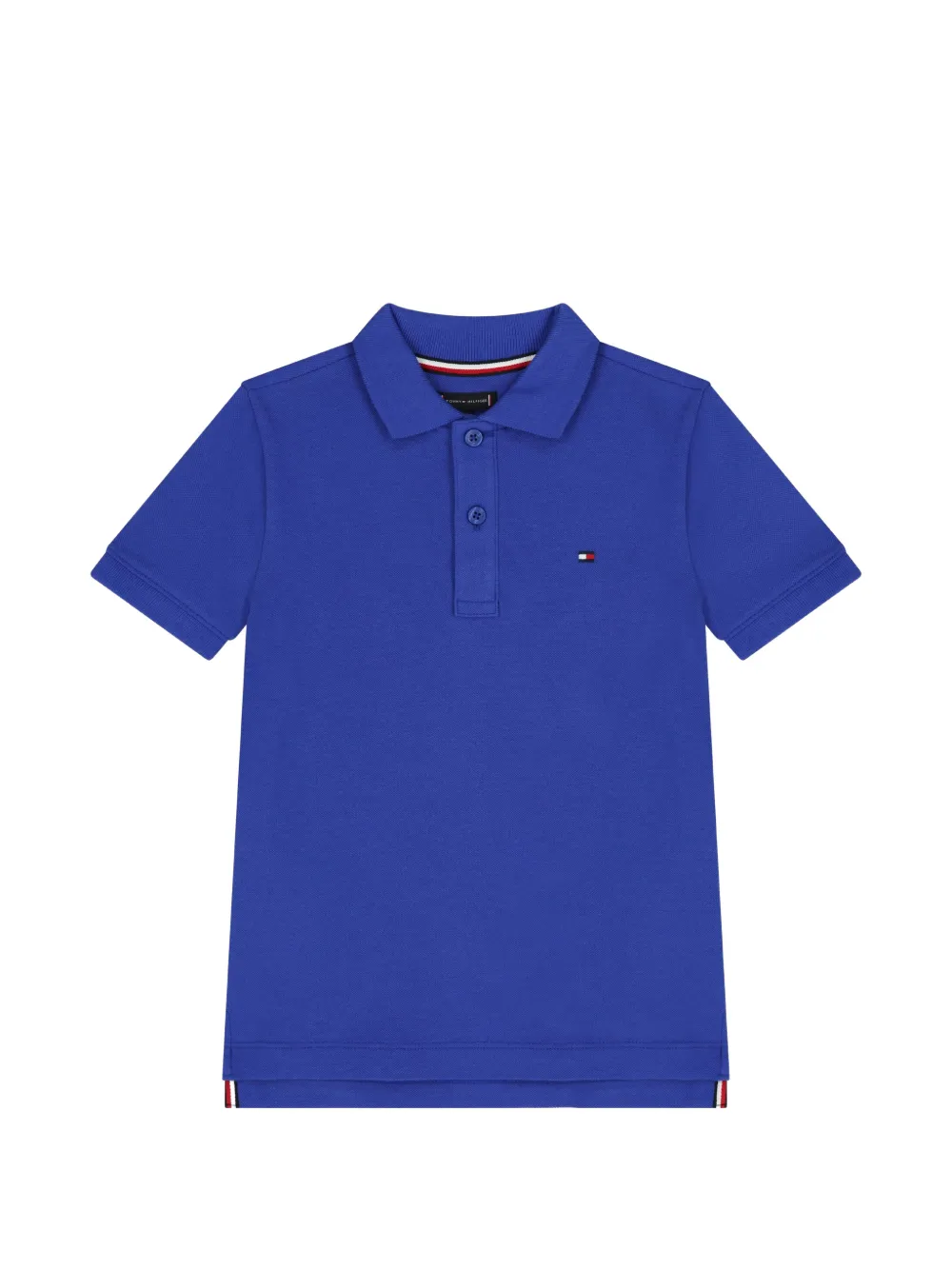 Tommy Hilfiger Junior Polo con abbottonatura - Blu