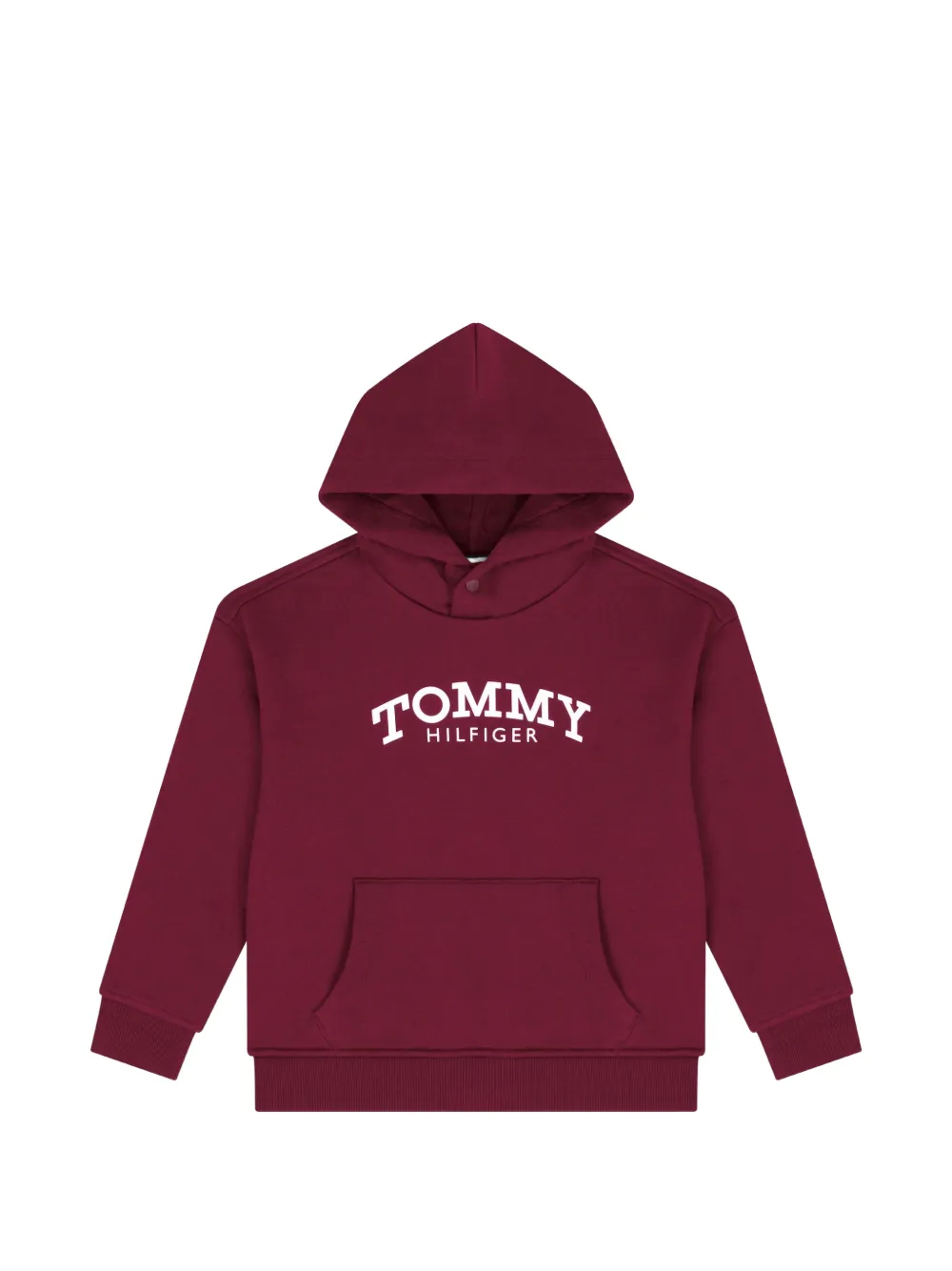 Tommy Hilfiger Junior Felpa con cappuccio e logo - Rosso