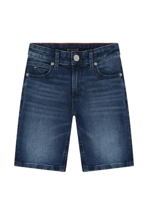 Tommy Hilfiger Junior short en jean à boutonnière