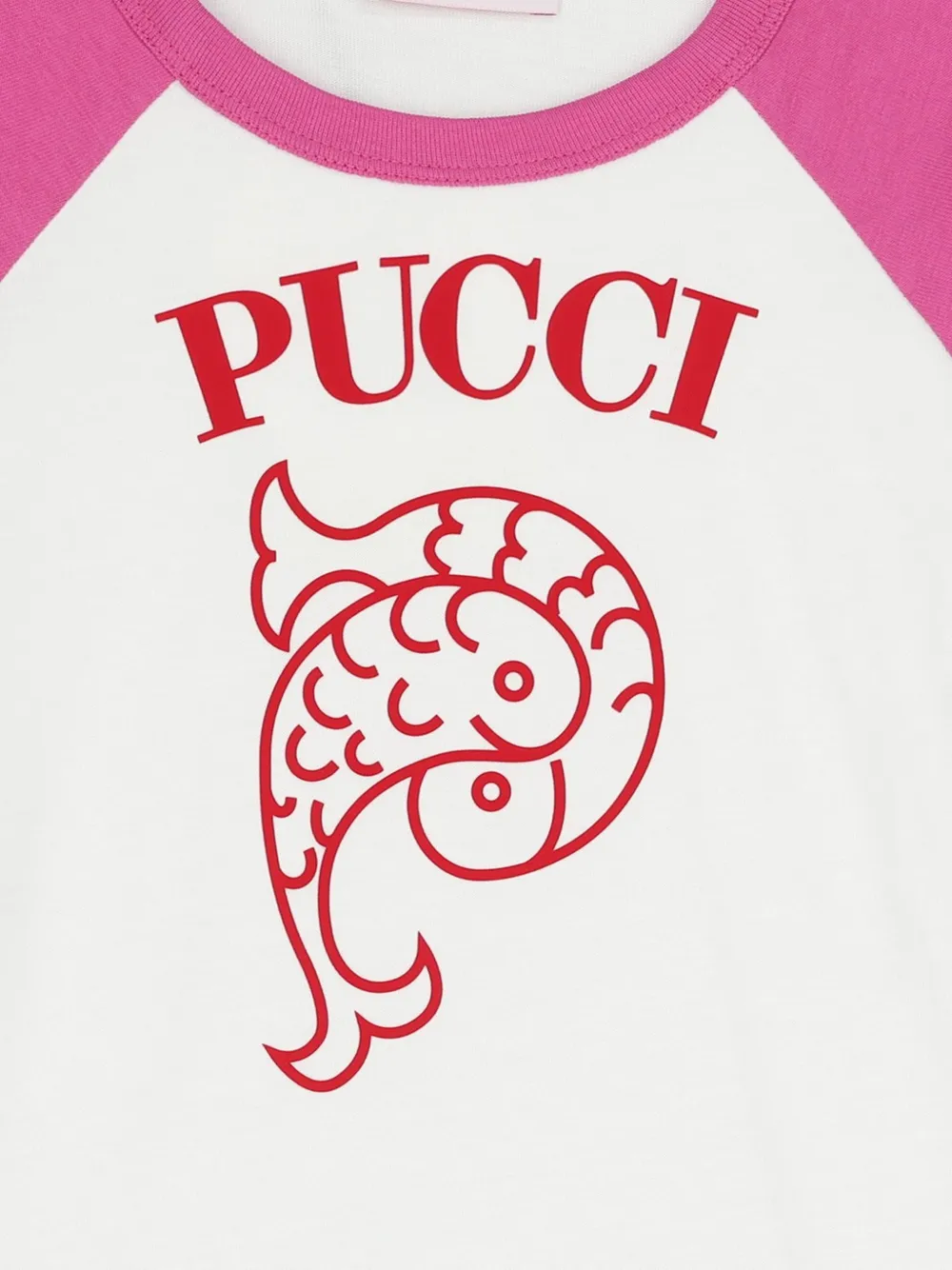 PUCCI Junior Jurk met logoprint Wit