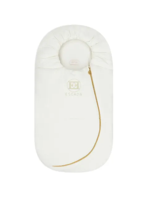 Escada Kids logo-embroidery zip-fastening sleep bag