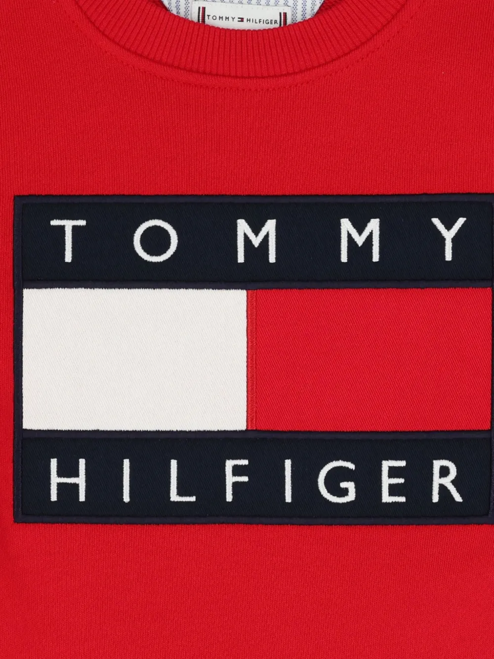 Tommy Hilfiger Junior Sweater met lange mouwen en applicatie Rood