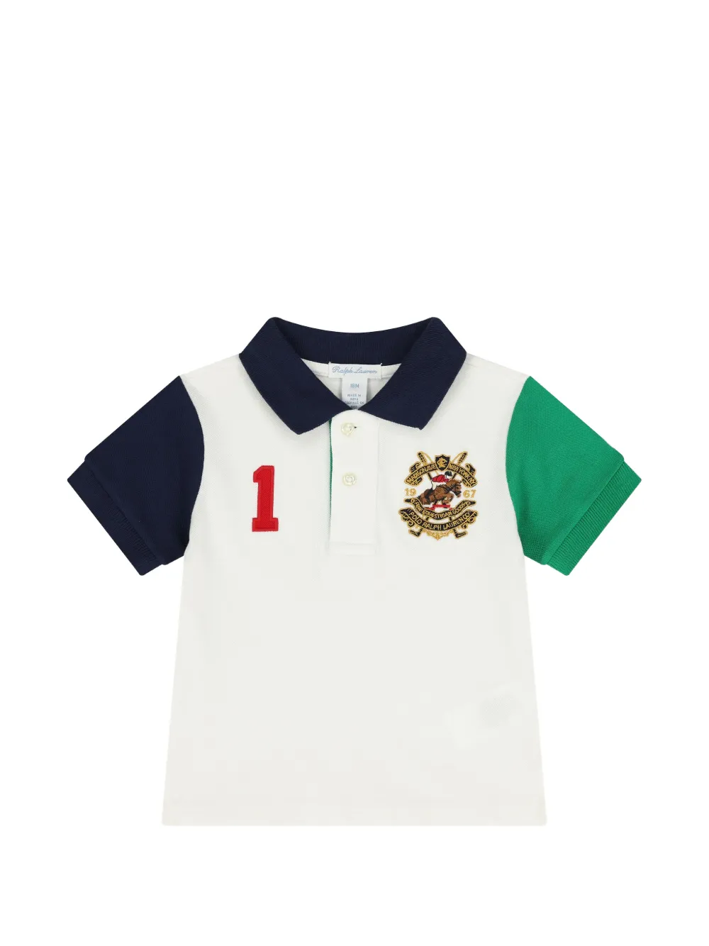 POLO RALPH LAUREN KIDS Gestreepte broek met ceintuur Groen