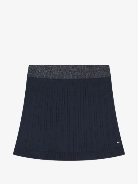 Tommy Hilfiger Junior cable-knit skirt