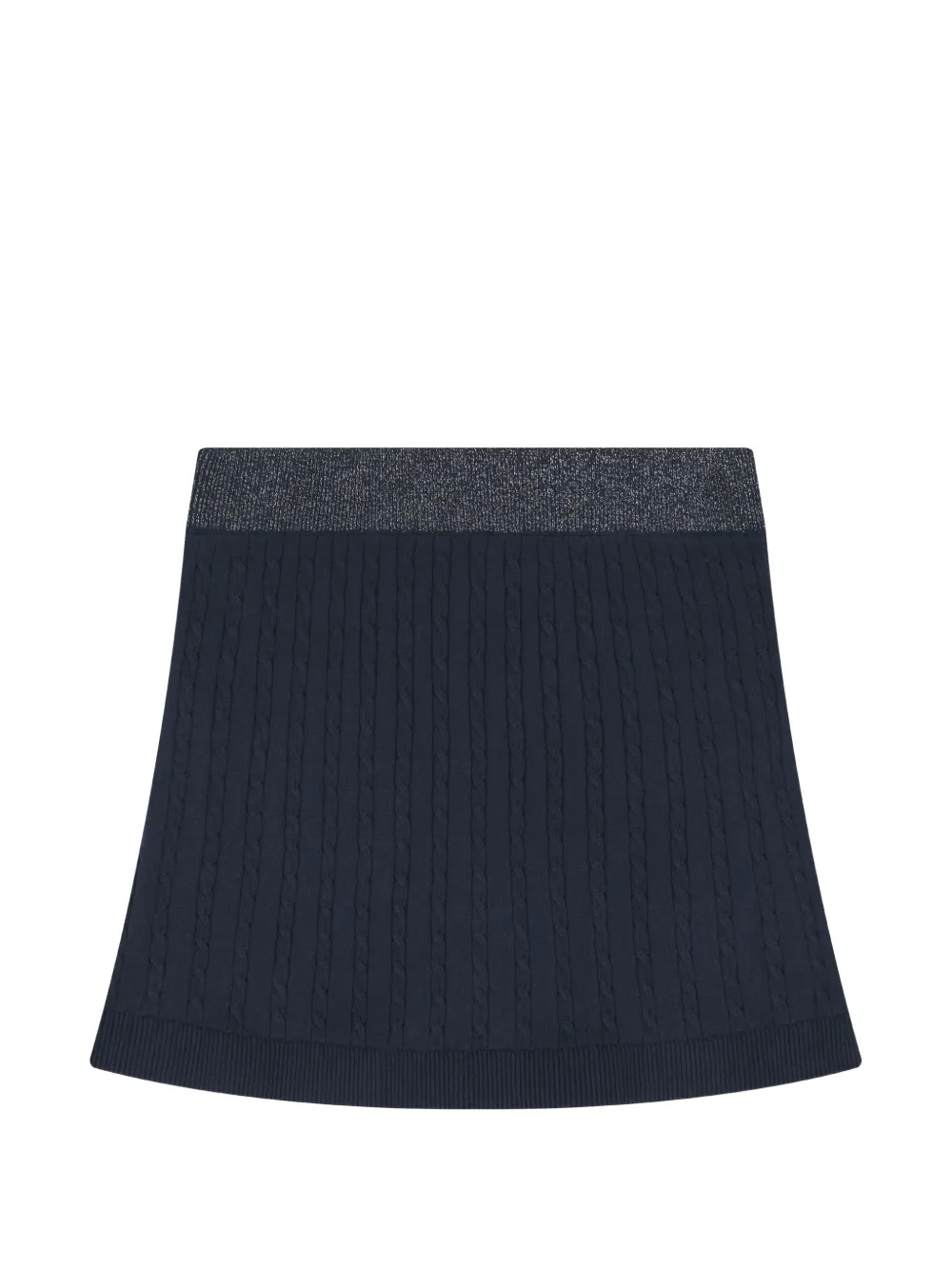 Tommy Hilfiger Junior Kabelgebreide rok Blauw