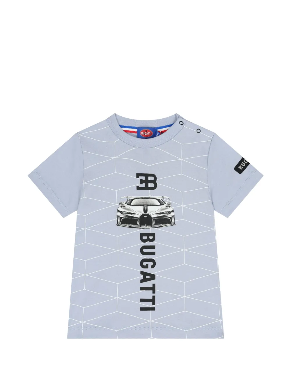Bugatti Kids T-Shirt mit geometrischem Print - Blau