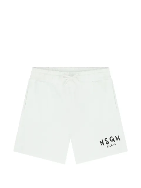 MSGM Kids shorts con cordones en la pretina y bolsillos