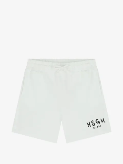 MSGM Kids shorts con cordones en la pretina y bolsillos