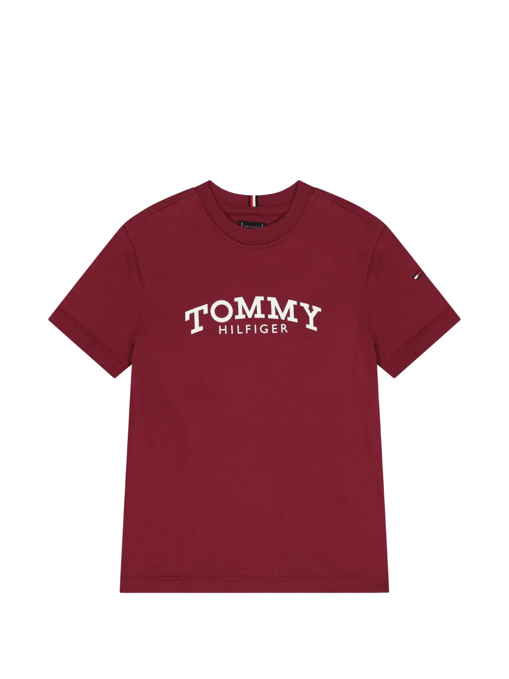 Tommy Hilfiger Junior logo T-shirt - Rosso