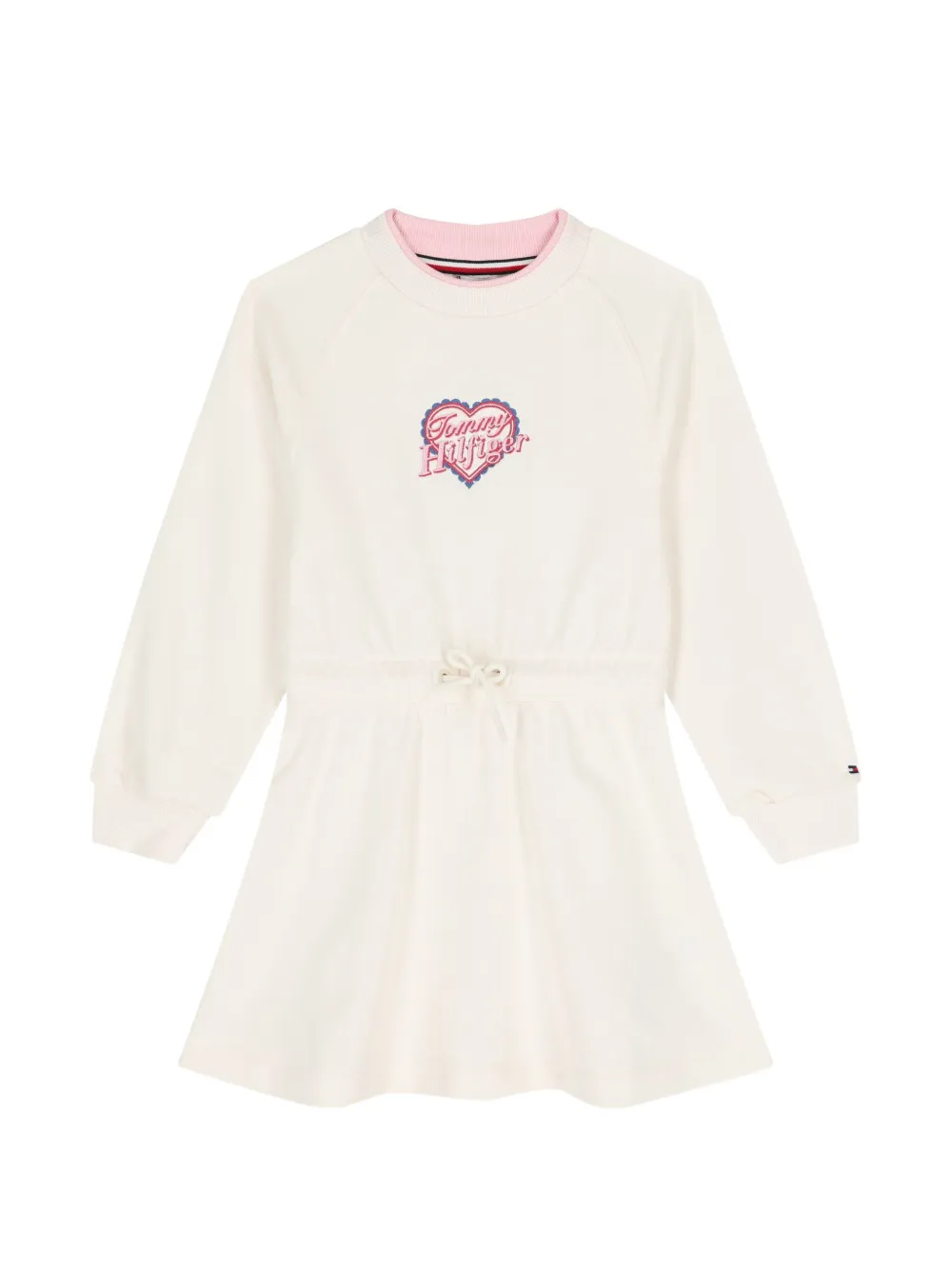 Tommy Hilfiger Junior Abito con ricamo - Toni neutri