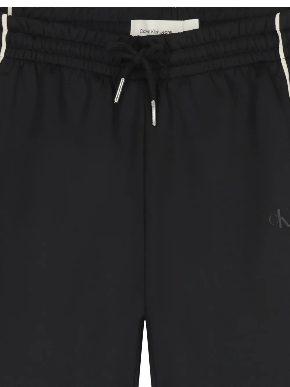 Calvin Klein Kids Trainingsbroek met afwerking Zwart