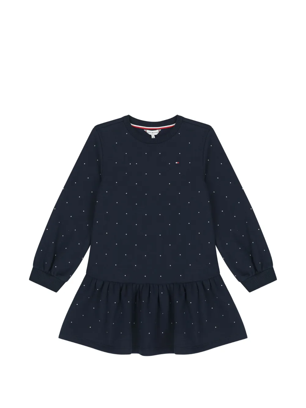 Tommy Hilfiger Junior Abito a pois - Blu