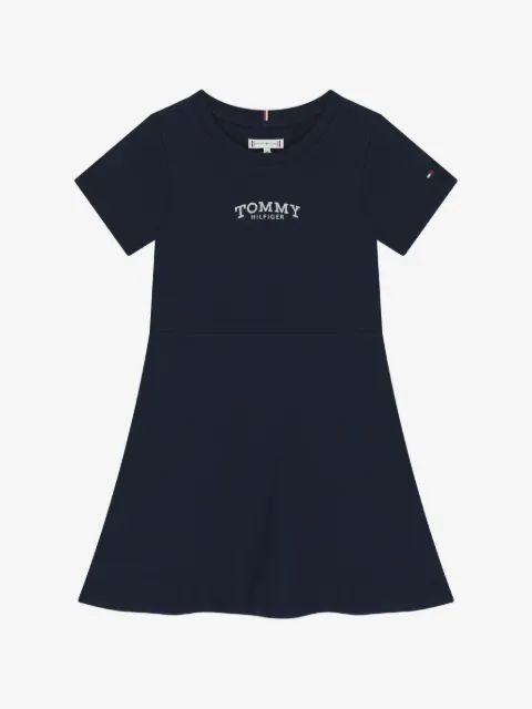 Tommy Hilfiger Junior vestido manga corta