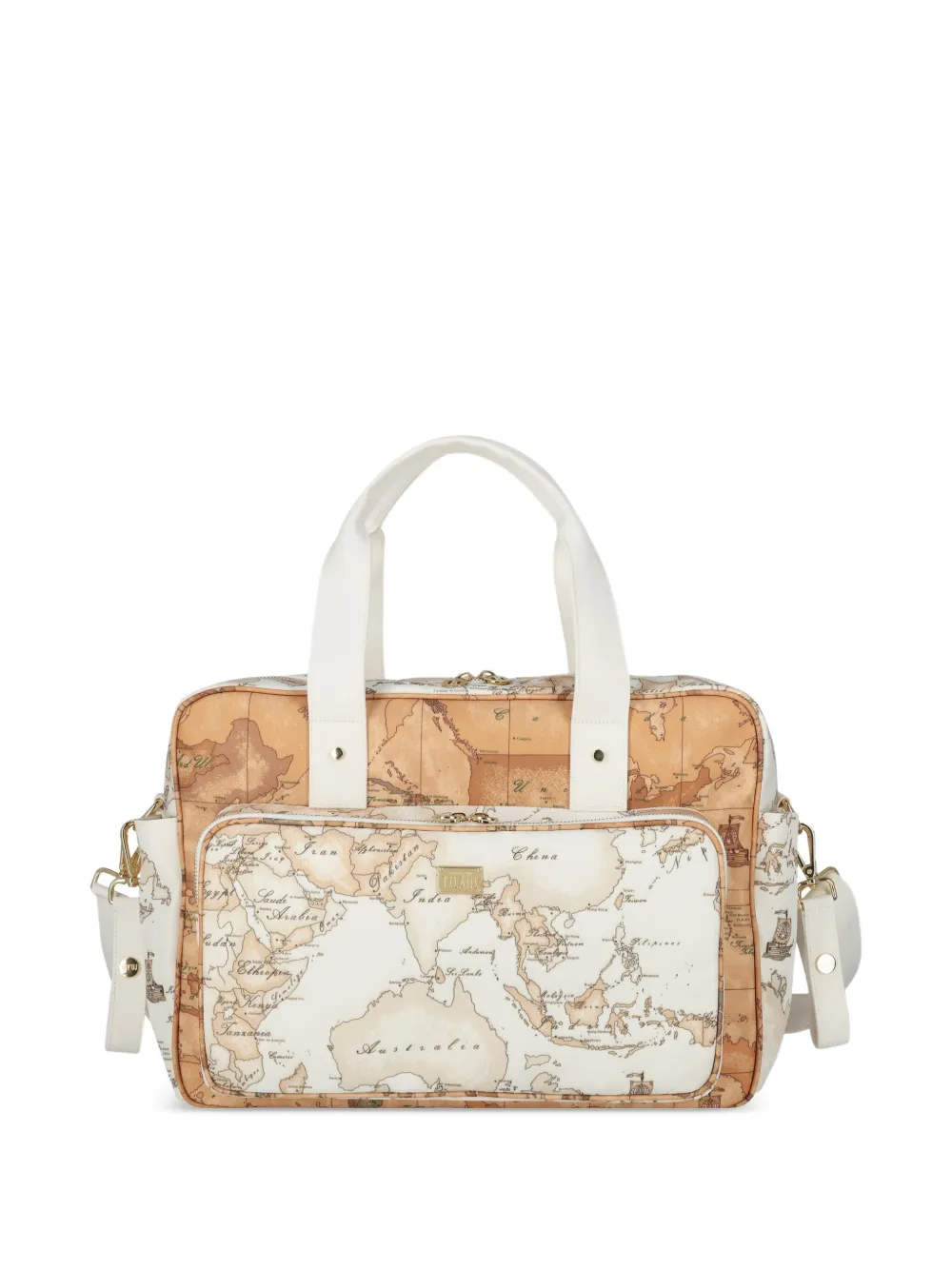 Alviero Martini Kids geo-print changing bag - Toni neutri