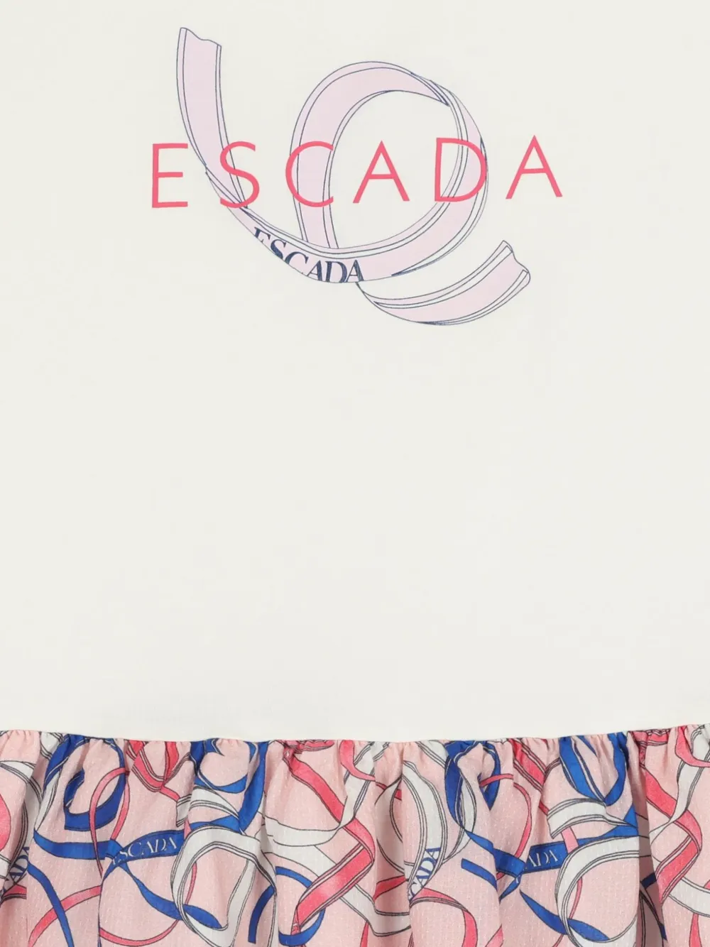 Escada Kids Jurk met patroon Beige