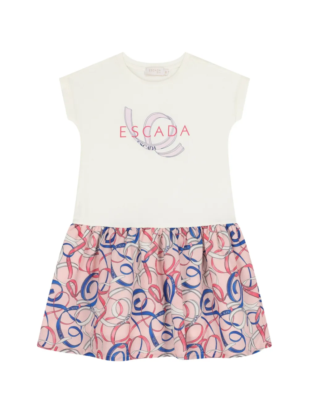 Escada Kids patterned dress - Neutrals