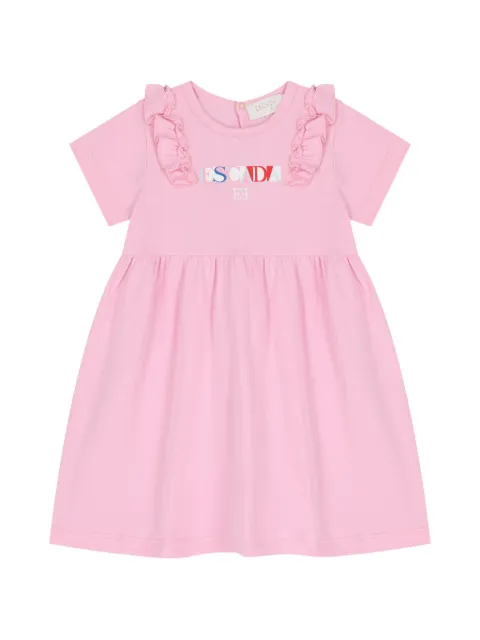 Escada Kids ruffled dress