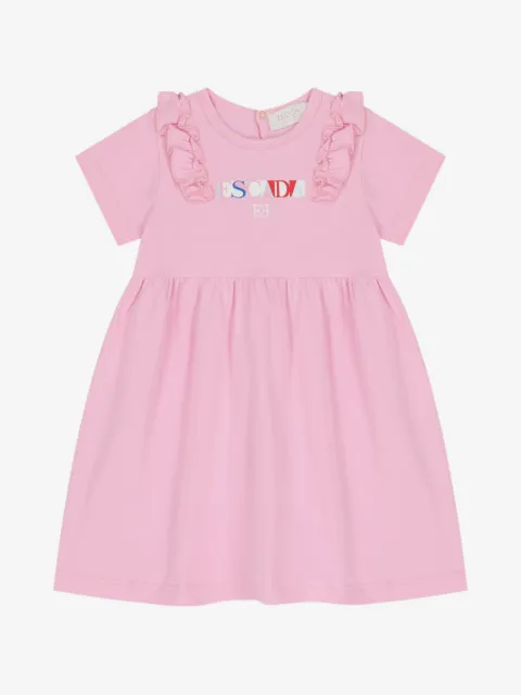 Escada Kids ruffled dress