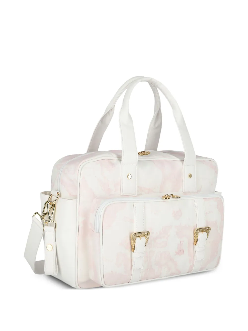  Alviero Martini Kids Bolso Cambiador Con Motivo Geométrico - Blanco 
