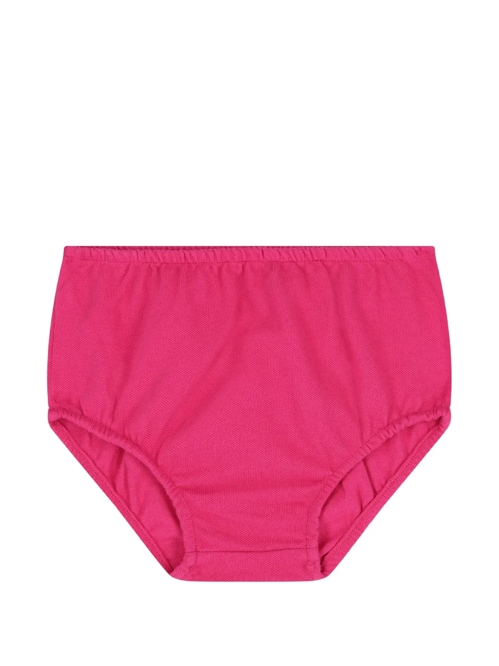 POLO RALPH LAUREN KIDS Twee geplooide jurken met gestreept detail Roze