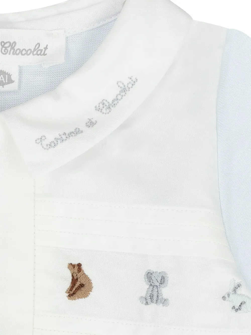 Tartine Et Chocolat Pyjama met borduurwerk Blauw