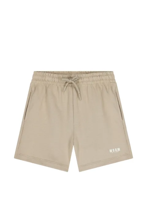 MSGM Kids shorts con cordones en la pretina