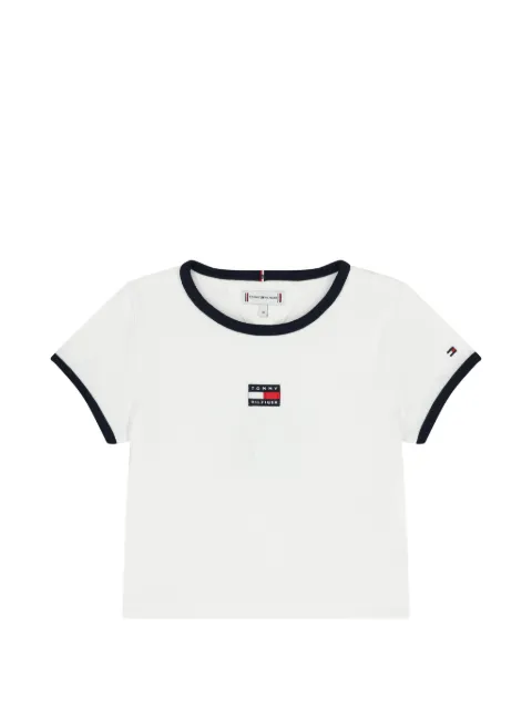 Tommy Hilfiger Junior t-shirt à bords nervurés