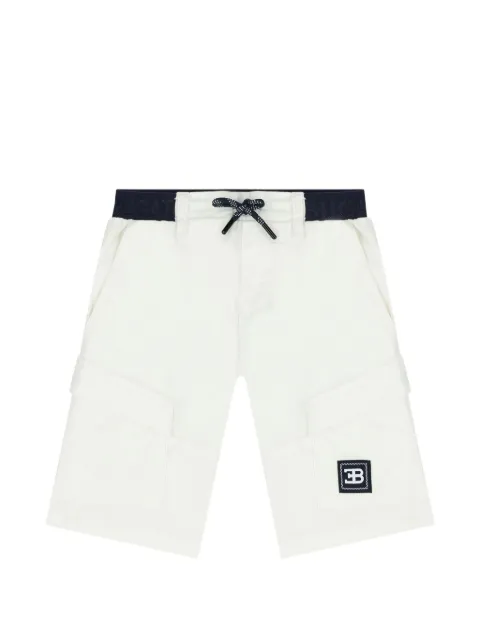 Bugatti Kids logo patch cargo shorts
