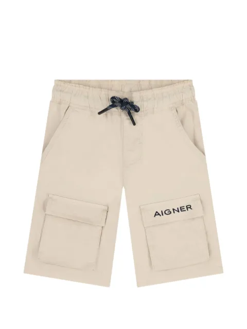 Aigner Kids shorts con cordones en la pretina y bolsillos