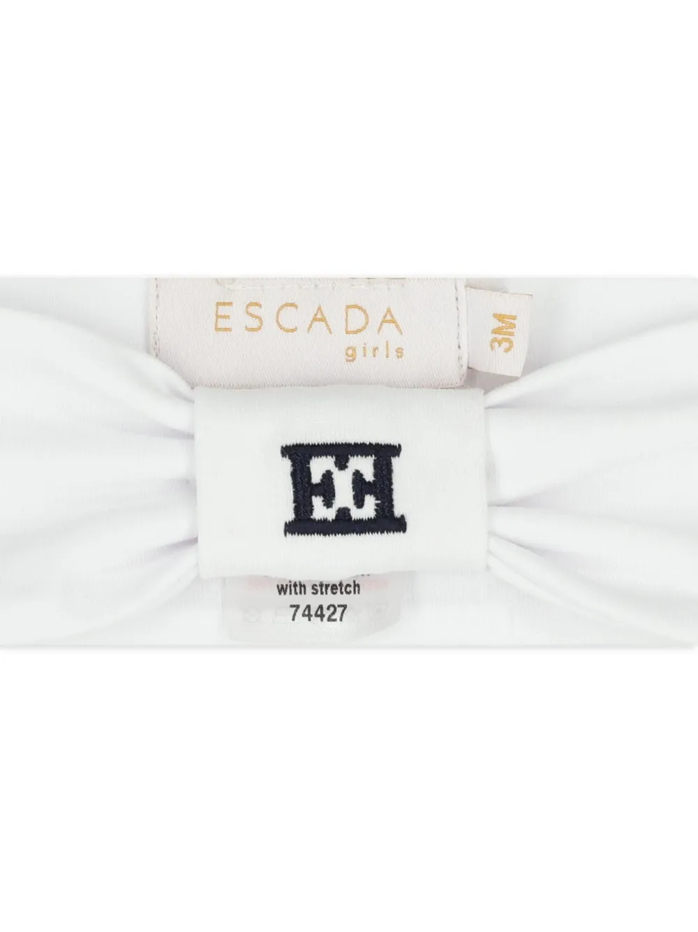 Escada 贴花发箍 In White