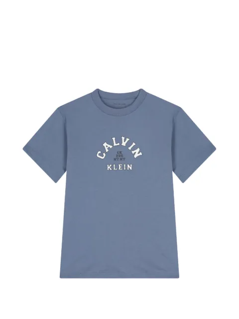 Calvin Klein Kids playera con logo estampado