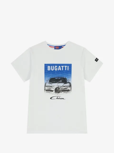 Bugatti Kids playera con motivo gráfico