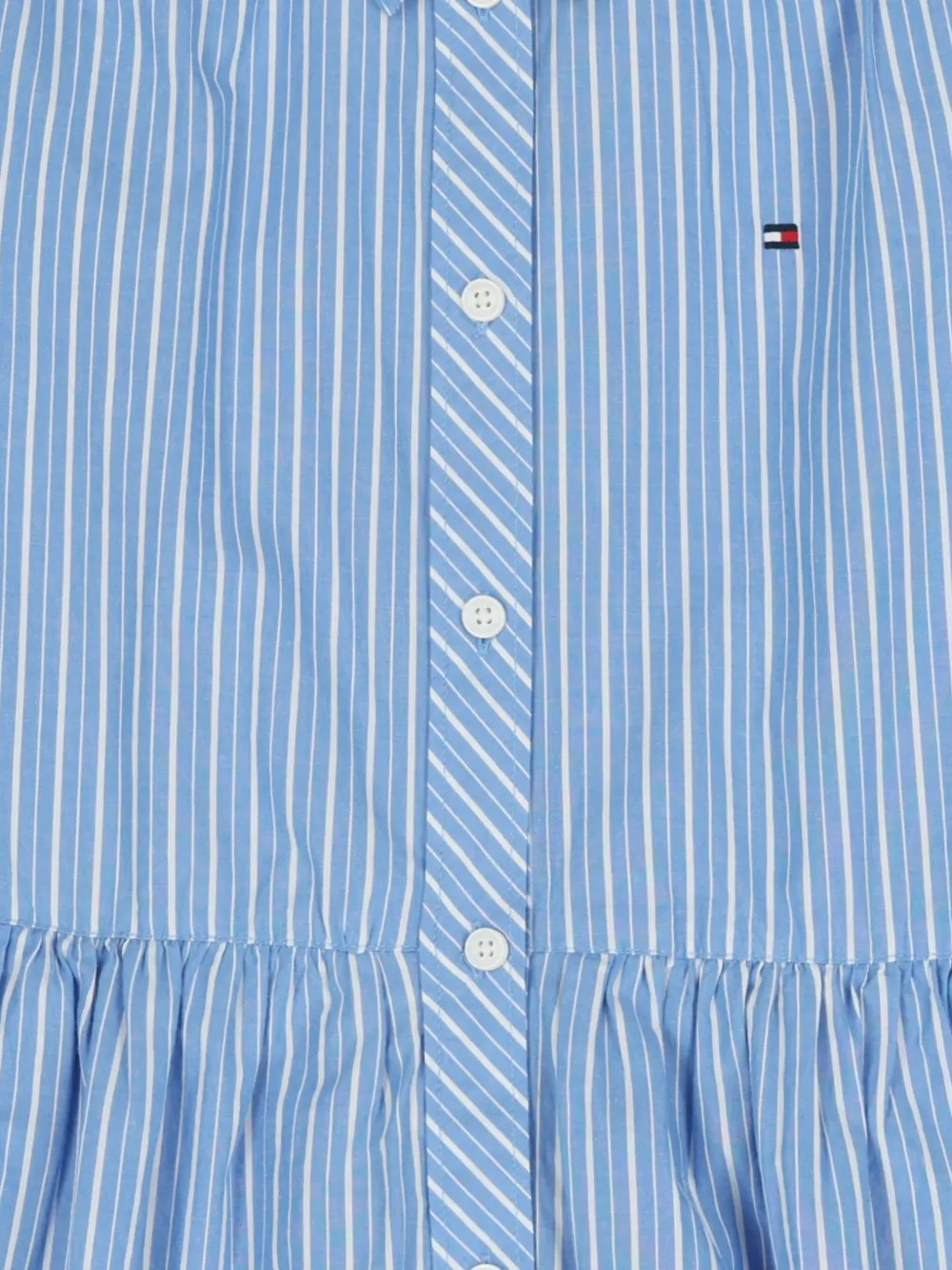 Tommy Hilfiger Junior Gestreepte jurk Blauw