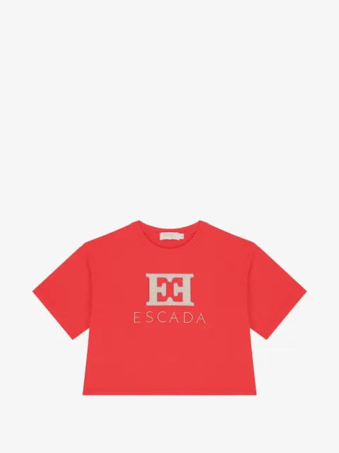 Escada Kids t-shirt à logo brodé