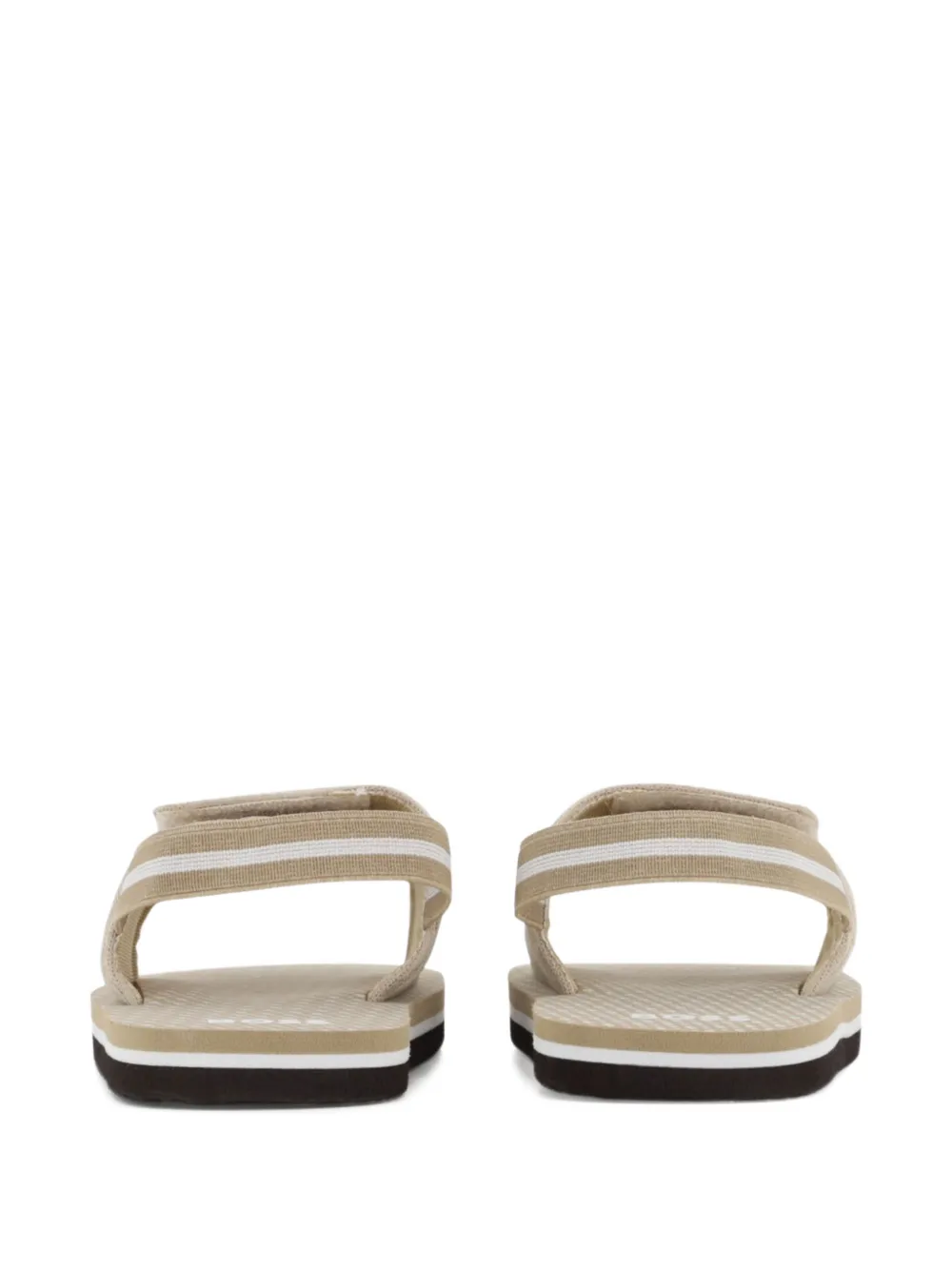 BOSS Kidswear Sandalen met klittenband Beige