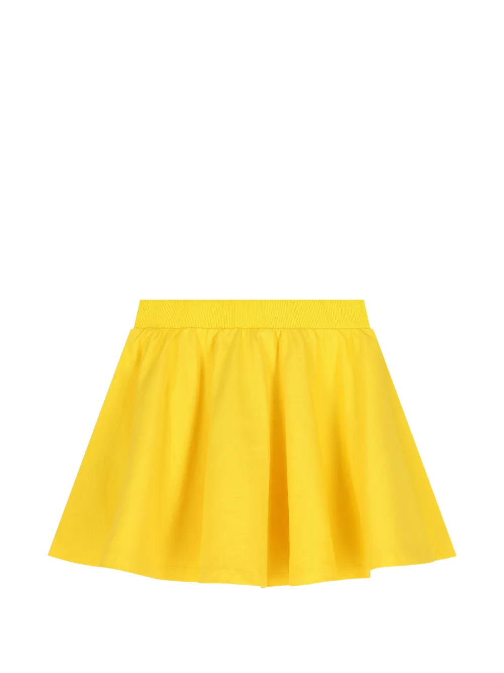 Moschino Kids Mini-rok met teddybeer logo Geel