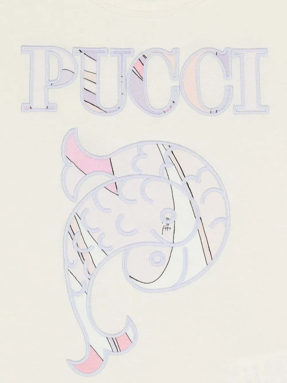  Pucci Junior Graphic-print T-shirt - Neutrals 